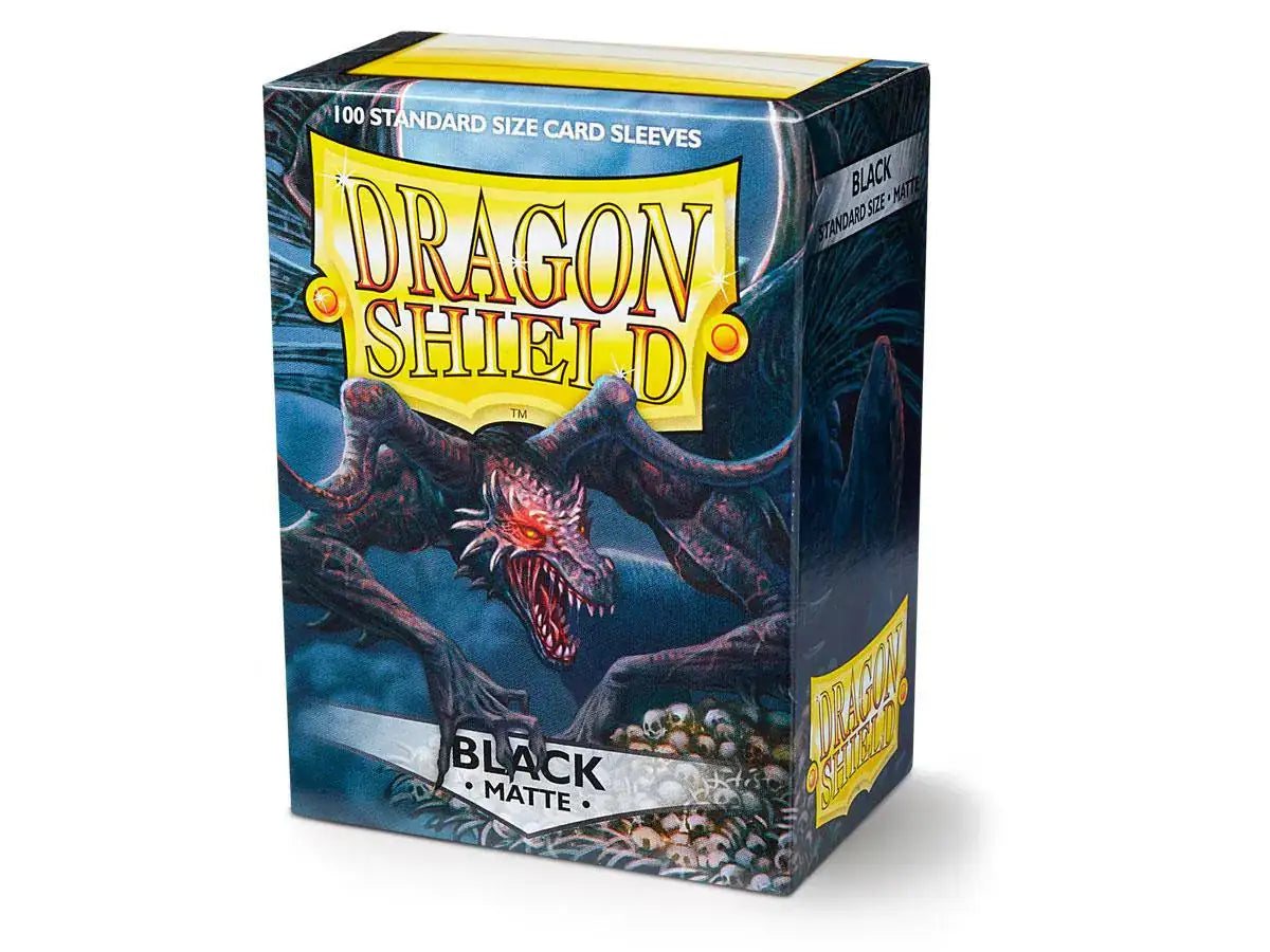 Dragon Shield Matte Sleeves Black (100) — Standard