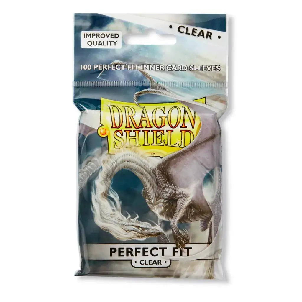 Dragon Shield Perfect Fit Inner Sleeves Clear (100) — Standard